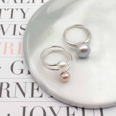 DIY: Ringe mit Süßwasserzuchtperlen selbst gestalten - DIY: Ring mit Süßwasserperlen | Vintageparts.eu Blog