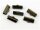 20 Bandklemmen 16 mm in antik Bronze