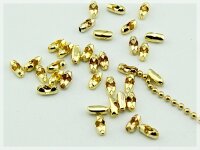 Verschlüsse für 1,5mm Kugelketten in goldfarben...