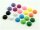 20 Cabochons als bunte Mischung, 11,5 mm