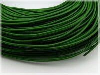 2 m echtes Lederband grün 2 mm