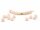 Perlen natürliche Jade in rosa 6mm 10 Stück