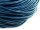 2 m echtes Lederband blau 2 mm
