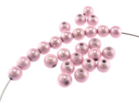 Miracle Perlen in Rosa 8 mm 20 Stück