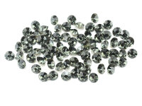 Strasssteine in anthrazit 3,8mm 50 Stück
