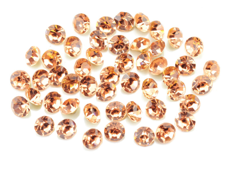 Strasssteine in rosé 3,8 mm 50 Stück
