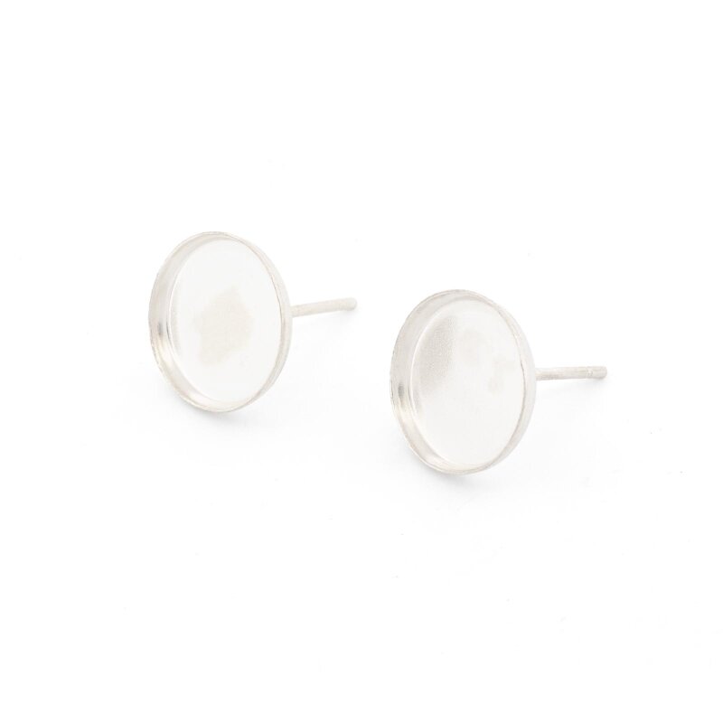 Ohrstecker 925 Sterling Silber 10 mm 2 Stück