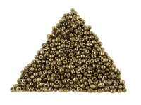 Rocailles Perlen in antik bronzefarben 2 mm 500 Stück