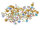 Strasssteine im holographic Design 4 mm 50 Stück