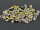 Strasssteine in silber 3,8 mm 50 Stück