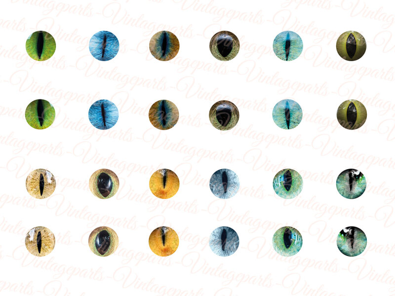 Motivbogen Katzenaugen für 10 mm Cabochons
