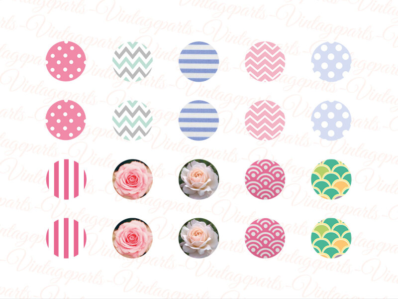 Motivbogen "Girlie" für 14 mm Cabochons