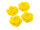 Cabochons als Rosen in gelb 18 mm 4 Stück