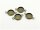 10 Fassungen für 12 mm Cabochons in Vintage bronze