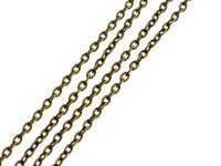 2 m Gliederkette vintage bronze