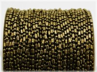 2 m längliche Kugelkette in antik Bronze 2,5 mm