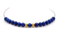 Perlen natürliche Jade in mitternachtsblau 4 mm 20...