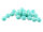 Glasperlen in aquamarine glasiert 8,5 mm 40 Stück