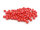 Glasperlen in rot glasiert 6 mm 100 Stück