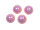 Cabochons im holographic Design in pink für 10 mm Fassungen 20 Stück