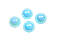 Cabochons im holographic Design in hellblau für 8 mm...