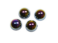 Cabochons im holographic Design in schwarz verspiegelt...