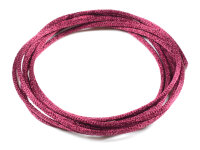 Kunstseidenband in bordeaux rot 2mm 2m