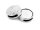 Schiebeperlen in antik silberfarben für 15 mm Cabochons 4 Stück