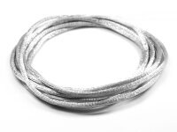 Kunstseidenband in silber 2mm 2m