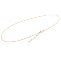 fertige Gliederkette mit 18k Roségold Beschichtung...