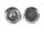 Rahmen als Druckknöpfe in silberfarben platiniert für 16 mm Cabochons 2 Stück