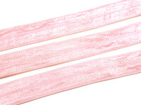 elastisches Gummiband/Faltband in rosa 2 m