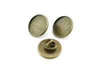 4 Pin Fassung für 20 mm Cabochon