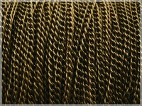 10 m Panzerkette 3 x 4 mm in vintage Bronze
