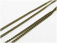 10 m Panzerkette 3 x 4 mm in vintage Bronze
