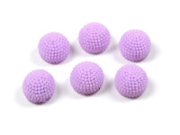 Resincabochons mit kleinen Kugeln in flieder 10 mm 6...