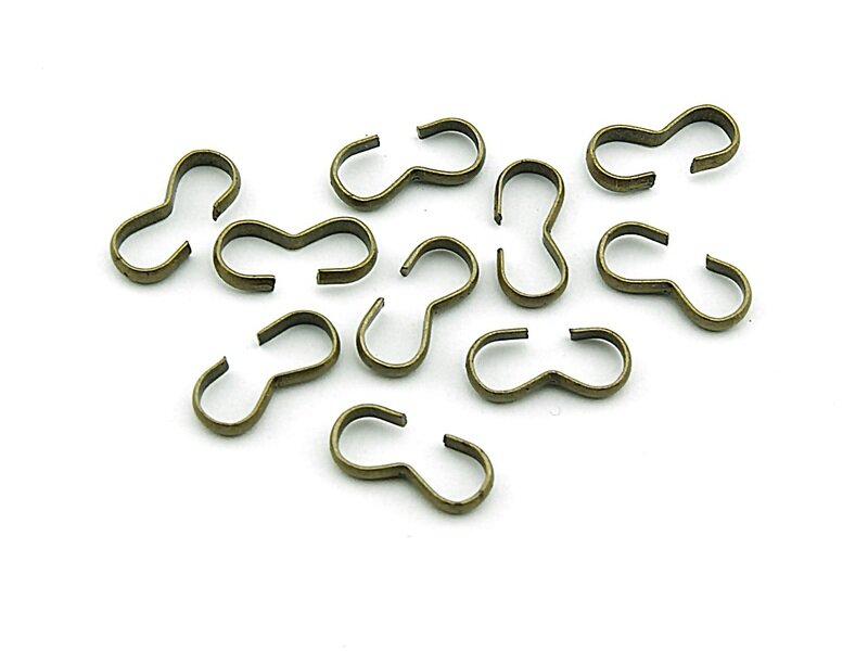 20 Verbinder antik Bronze
