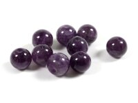 Perlen aus echtem Amethyst 8 mm 4 Stück