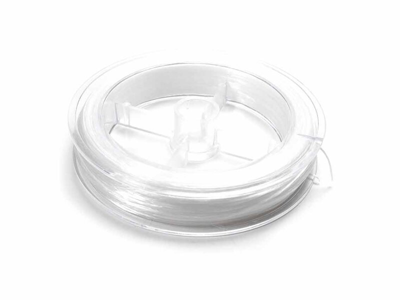 Elastisches Garn 0,6 mm 1 Rolle mit 100 m