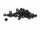 Glasschliffperlen 4 x 3 mm in schwarz 50 Stück