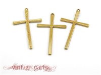 4 Kreuz Anhänger in goldfarben
