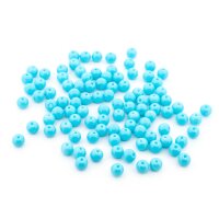 kleine Glasperlen in türkis 4 mm 100 Stück