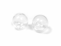 durchsichtige Hohlperlen aus Glas zum Befüllen 18 mm...