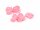 Acrylperlen als Rosen in rosa 15 mm 10 Stück