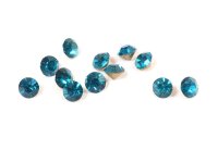 Strasssteine in petrol 4,2 mm 50 Stück