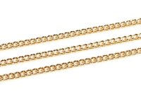 einfach gedrehte Gliederkette in lightgoldfarben 4 x 3 mm...