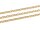 einfach gedrehte Gliederkette in lightgoldfarben 4 x 3 mm 2 m