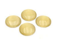 Cateye Glascabochons in sand 18mm 4 Stück