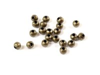 schlichte Zwischenperlen in antik bronzefarben 4 mm 100...
