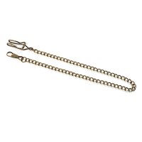 Uhrenkette mit Karabiner und Hakenverschluss in antik...